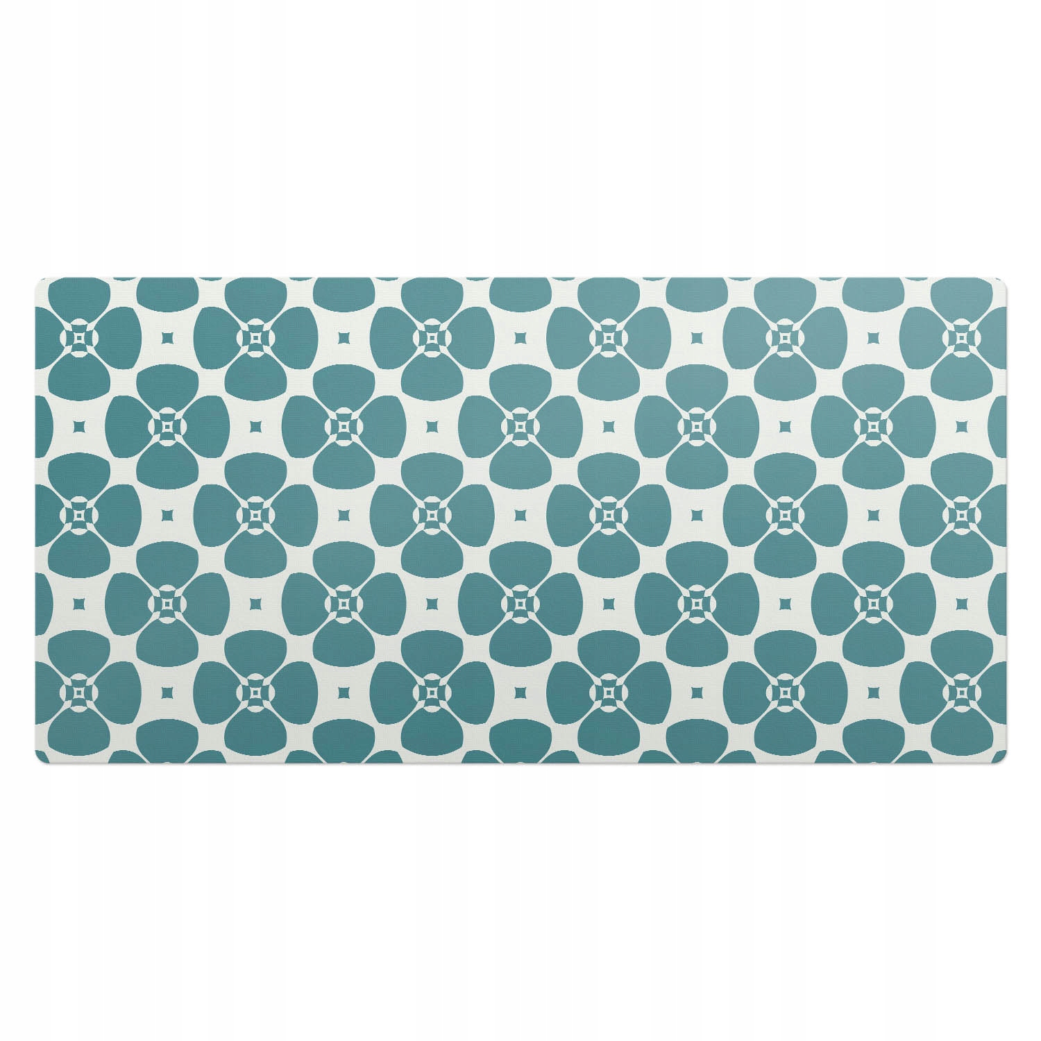 Podkładka winylowa na biurko z nadrukiem Retro kwiatowy design 100x50 cm