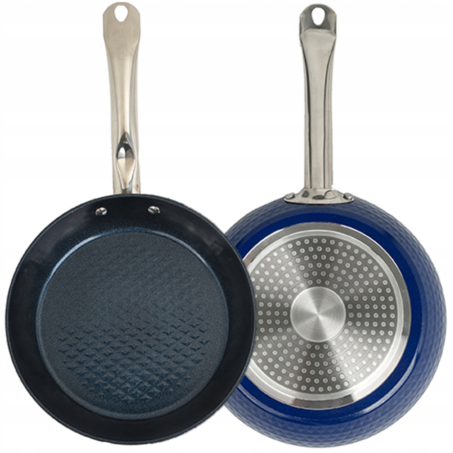 PATELNIA GŁĘBOKA INDUKCJA POWŁOKA DIAMENTOWA DIAMOND COOKWARE 24CM
