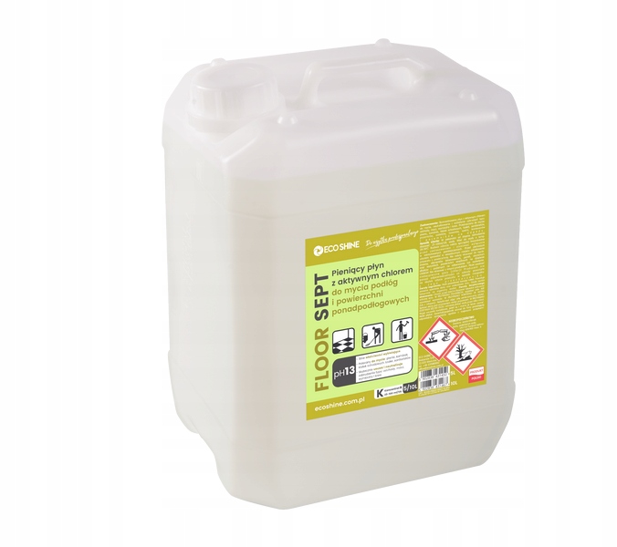 Levně Eco Shine Floor Sept 5L – čisticí prostředek na podlahy s chlórem