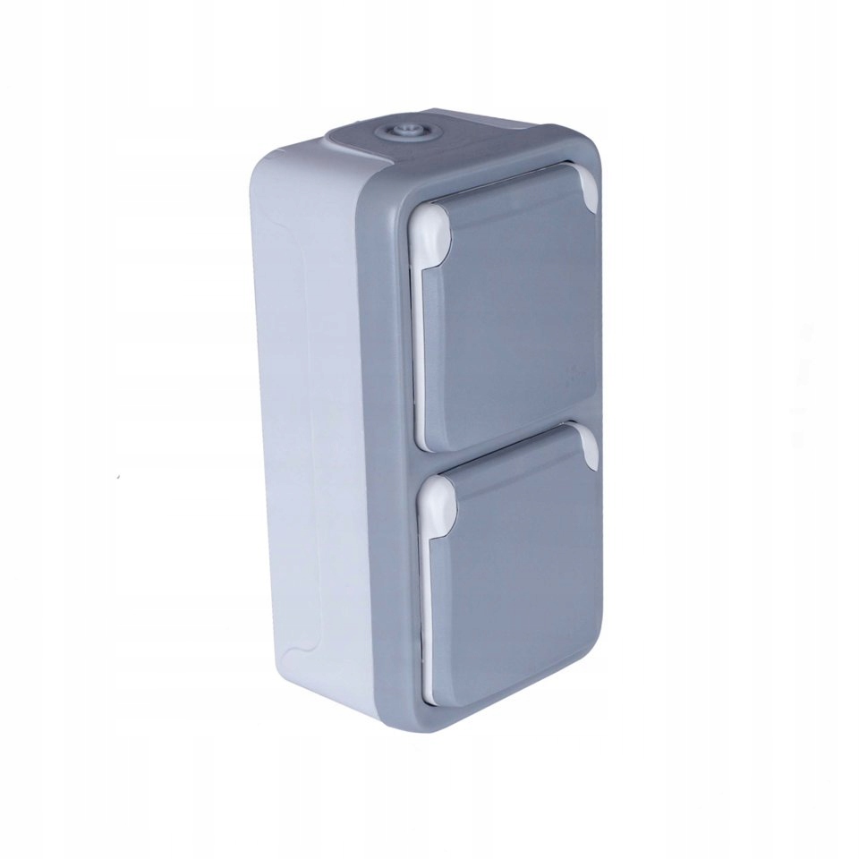 

Gniazdo natynkowe pionowe hermetyczne podwójne 2x2