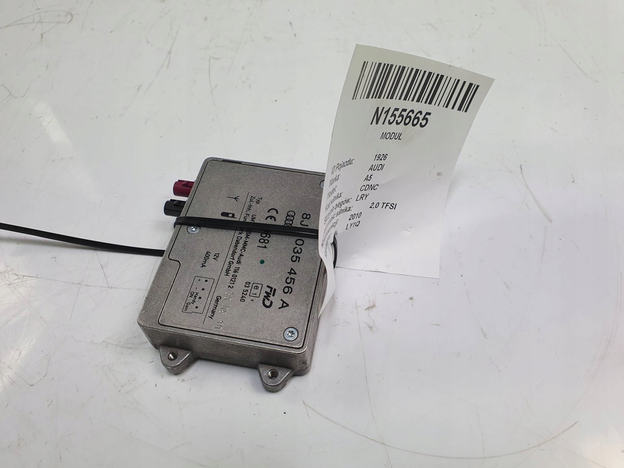 Verstärker ANTENY 8J0035456A AUDI A5