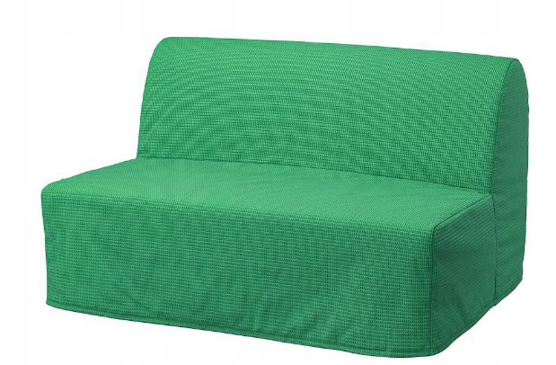 Ikea Lycksele Pokrytie 2-miestnej rozkladacej pohovky, Vansbro jasne zelené