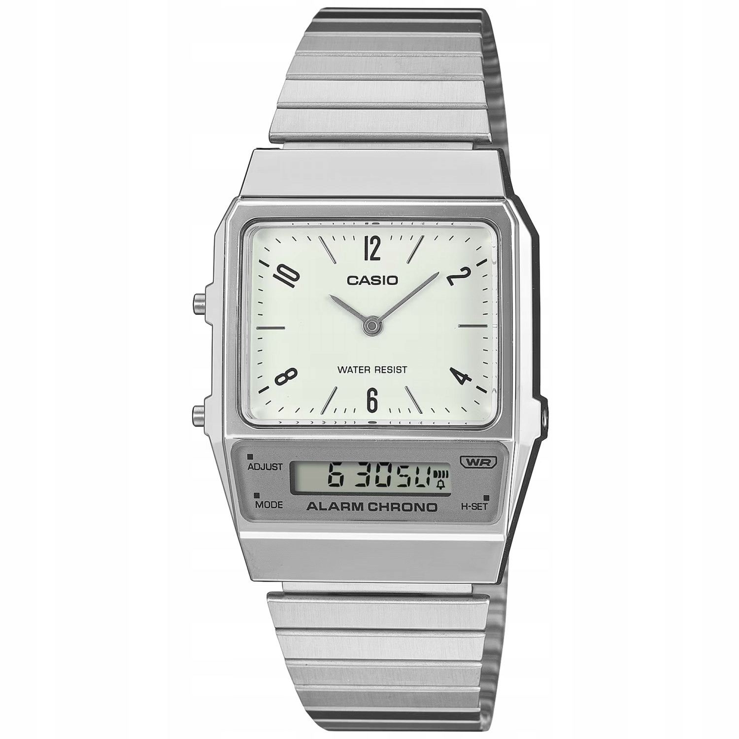 Hodinky Casio Vintage AQ-800E-7A2EF stříbrný náramek