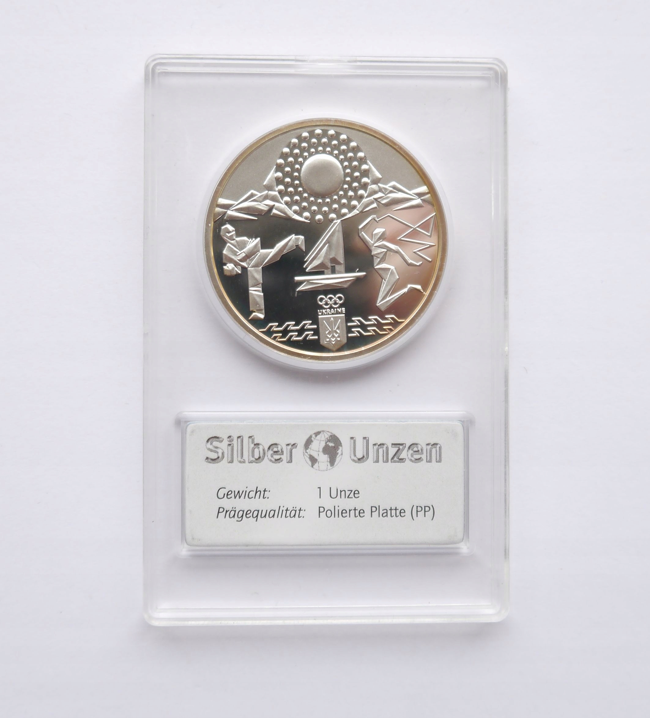 UKRAINA 10 UAH 2020 OLIMPIADA UNCJA SREBRO