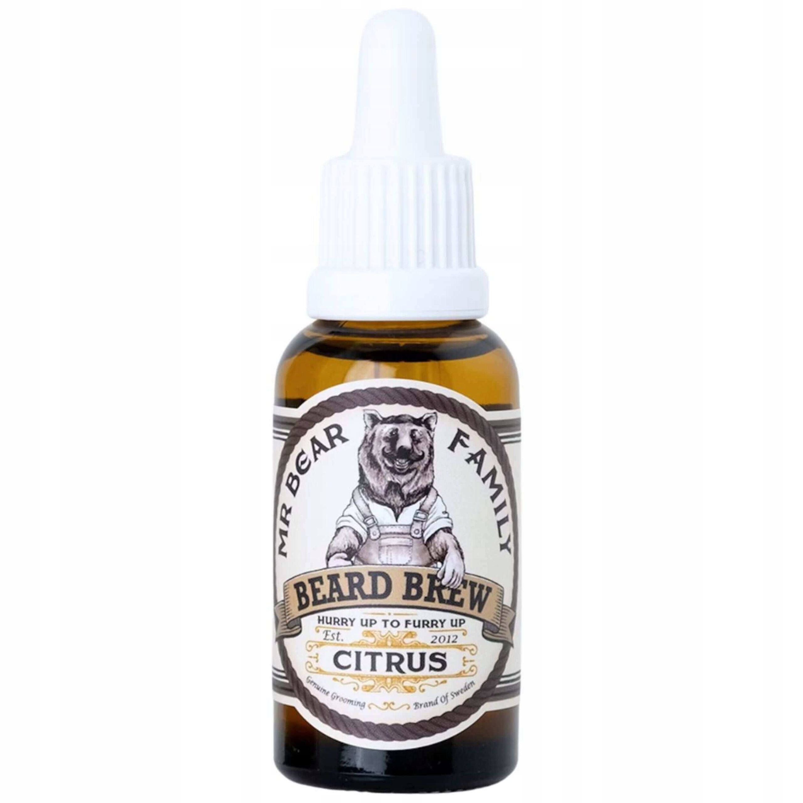 Mr Bear Family Citrusový olej na vousy 30 ml