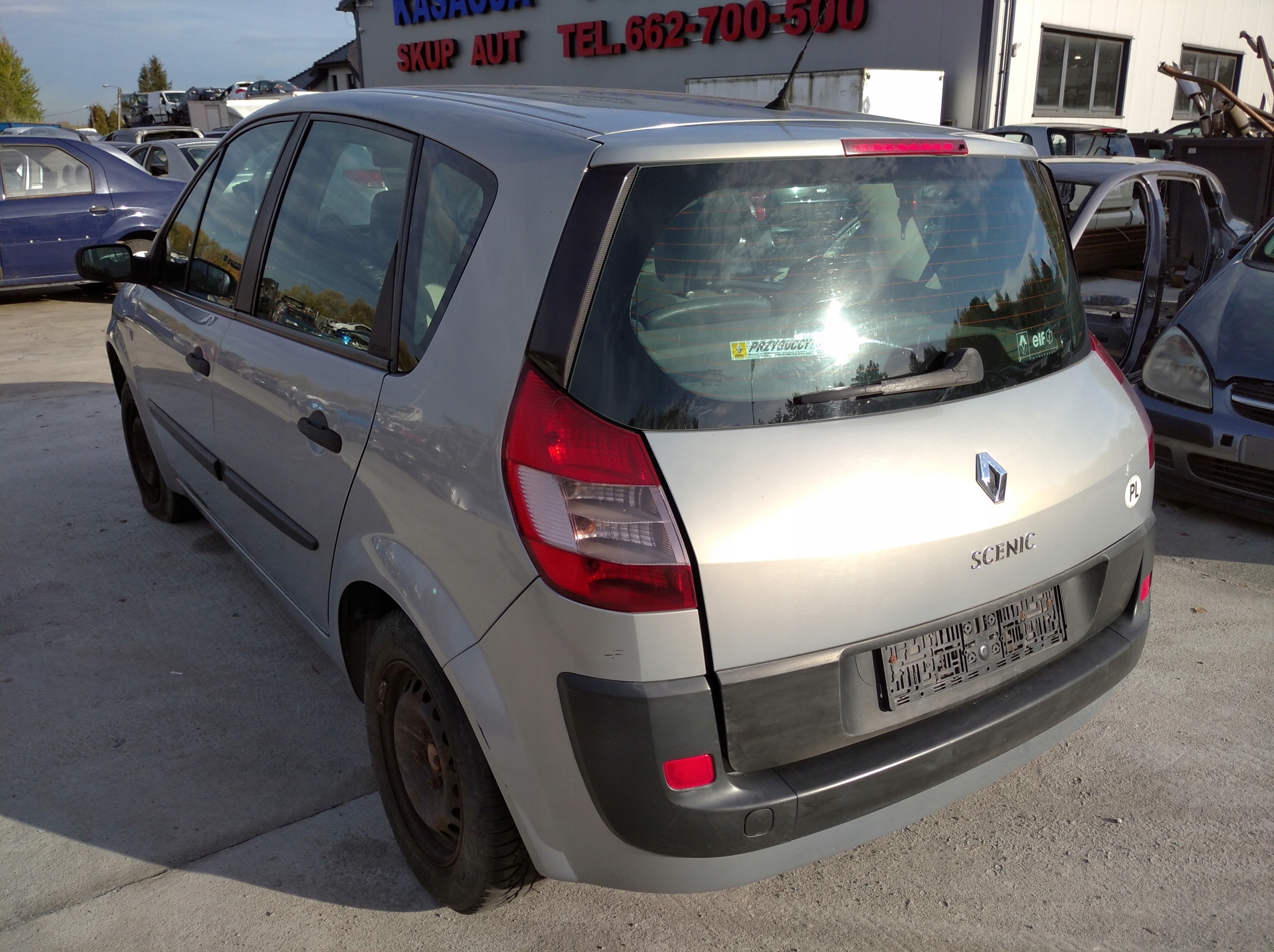 RENAULT SCENIC 2 II door rear part rear. left TEA19
