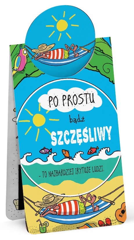 ZAKŁADKA MAGNETYCZNA NA KSIĄŻKI PO PROSTU BĄDŹ SZCZĘŚLIWY HENRY