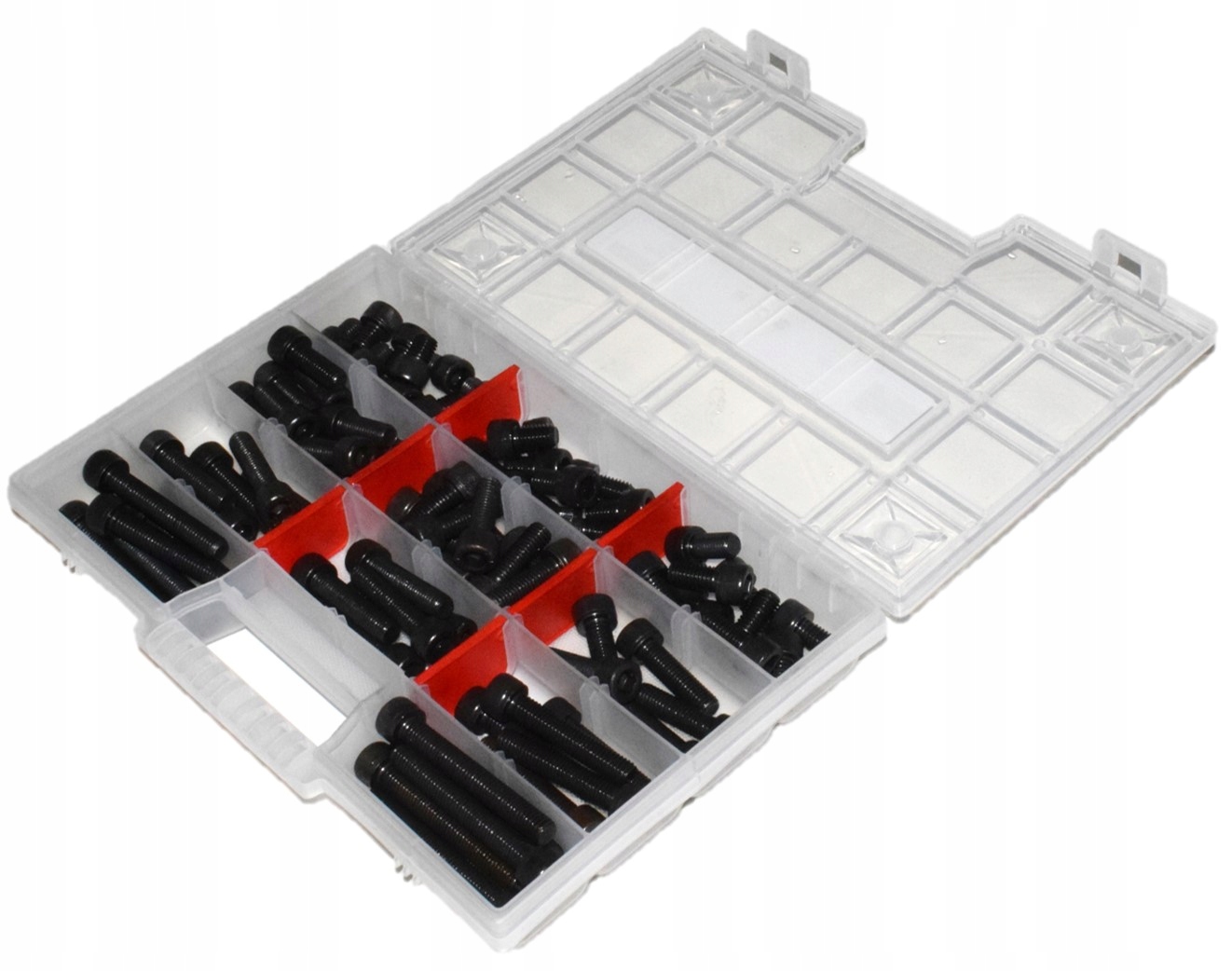 Śruba imbusowa M10 zestaw 12.9 DIN 912 czarna 80cz Marka inna