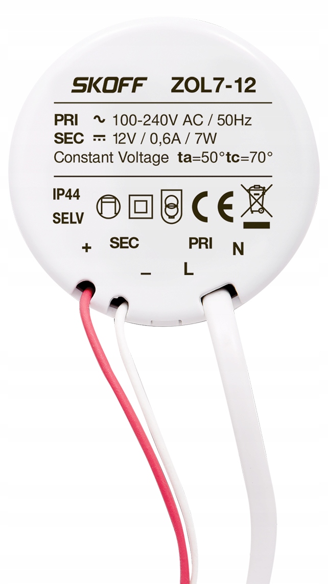 

Zasilacz Led Skoff ZOL7 12V 7W dopuszkowy