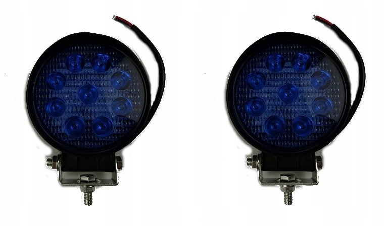 

2X Lampa Robocza Niebieska Led 27W Opryskiwacz