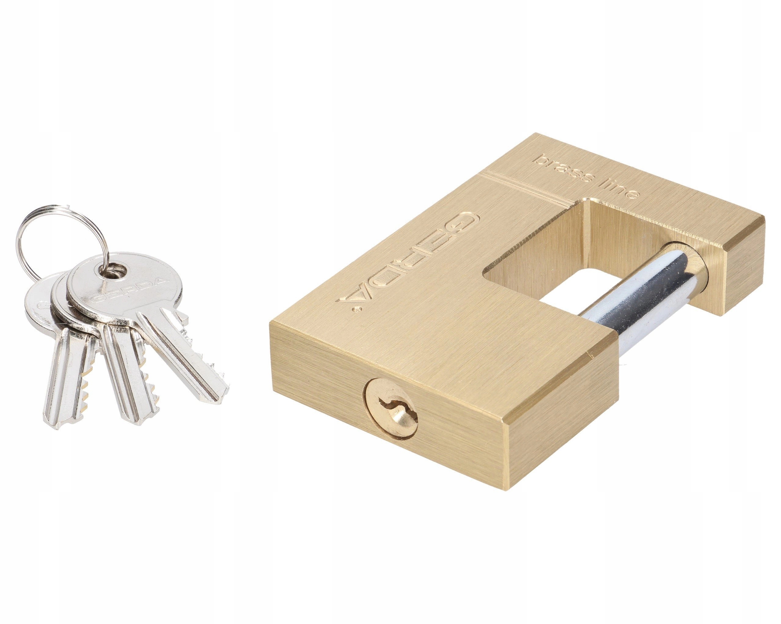 Visací zámek Gerda T-90 mosazný