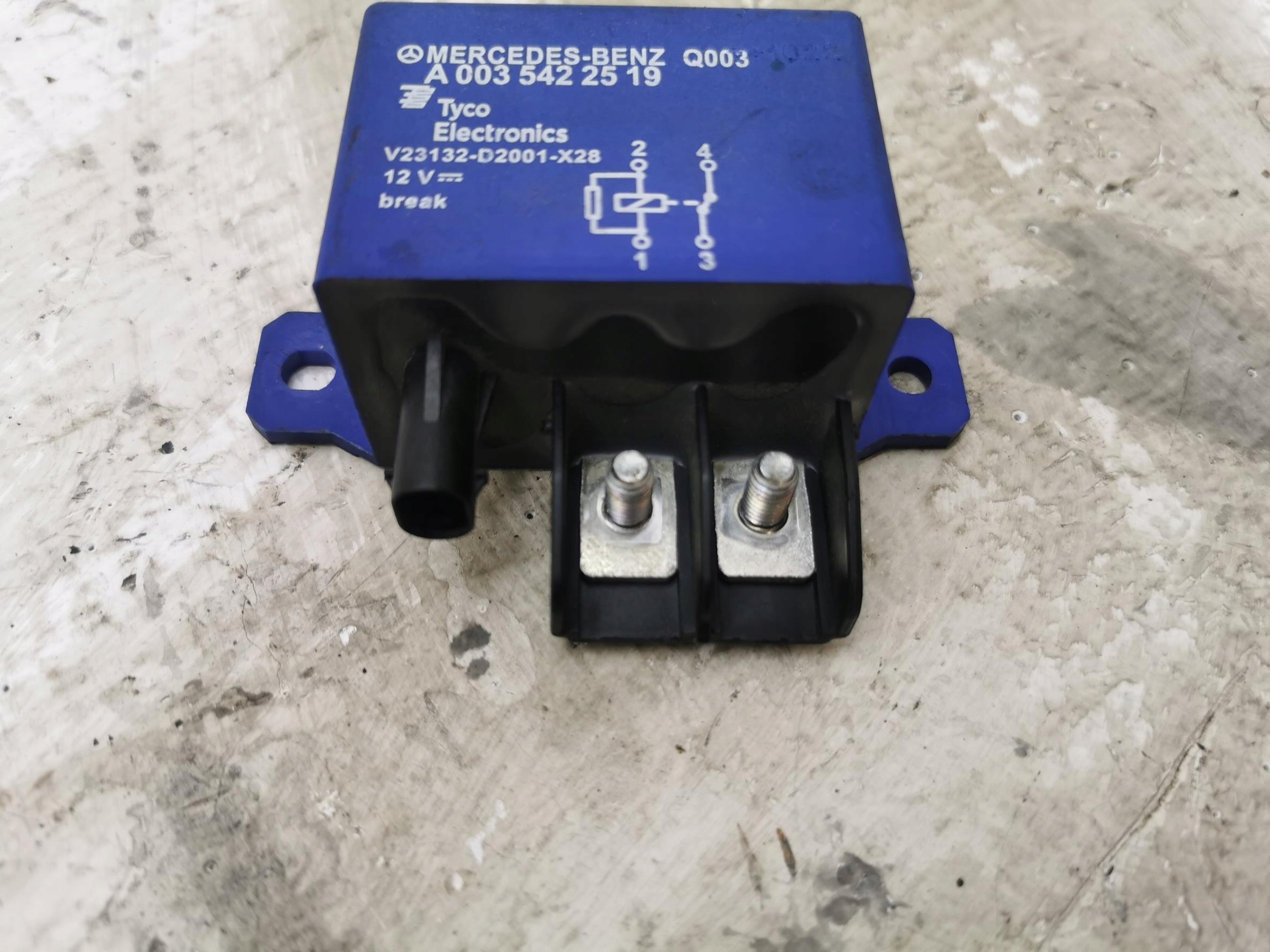 module relay KLEMY MERCEDES A-KLASA W169 1.5B