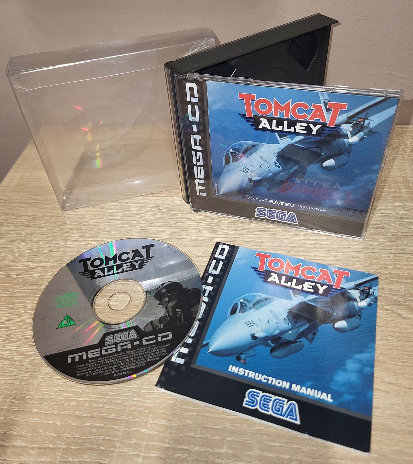 TOMCAT ALLEY - SEGA MEGA-CD KOMPLET +PROTEKTOR