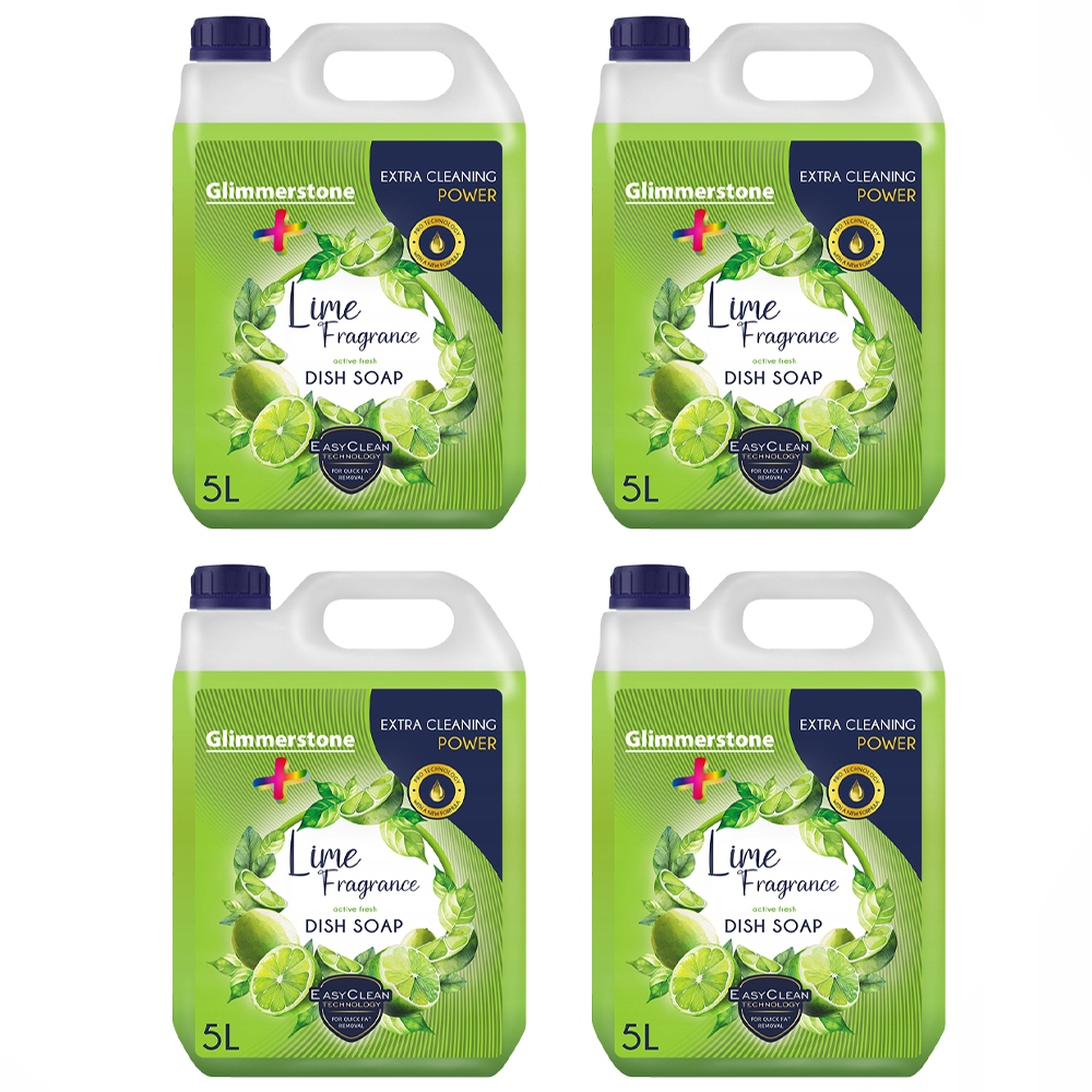 Tekutý Gel Na Mytí Nádobí Limetka Plus 5L Set 4x5L