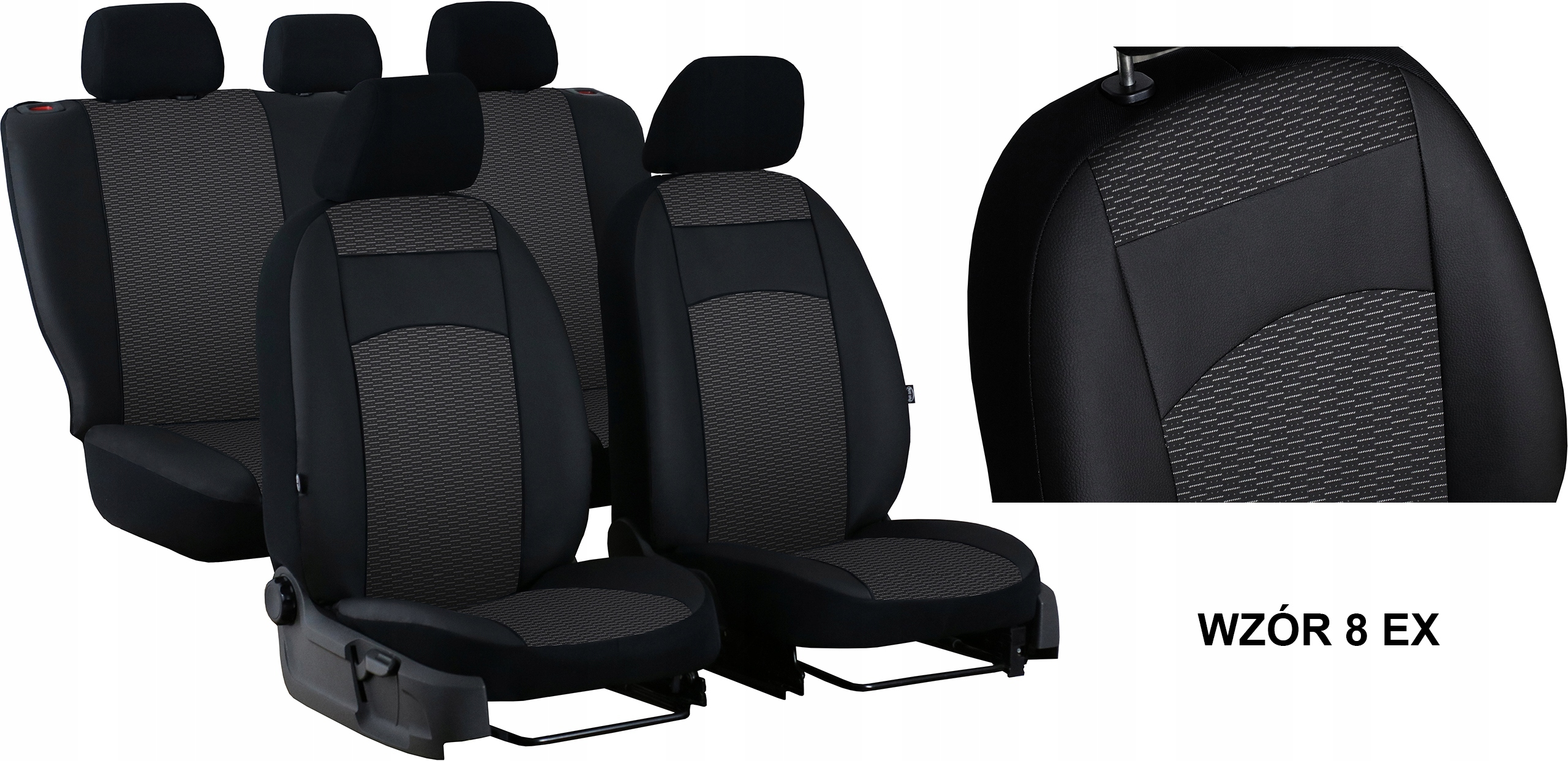 SKÓRA POKROWCE MIAROWE NA FOTELE do SUZUKI IGNIS 3 Rodzaj Dedykowane