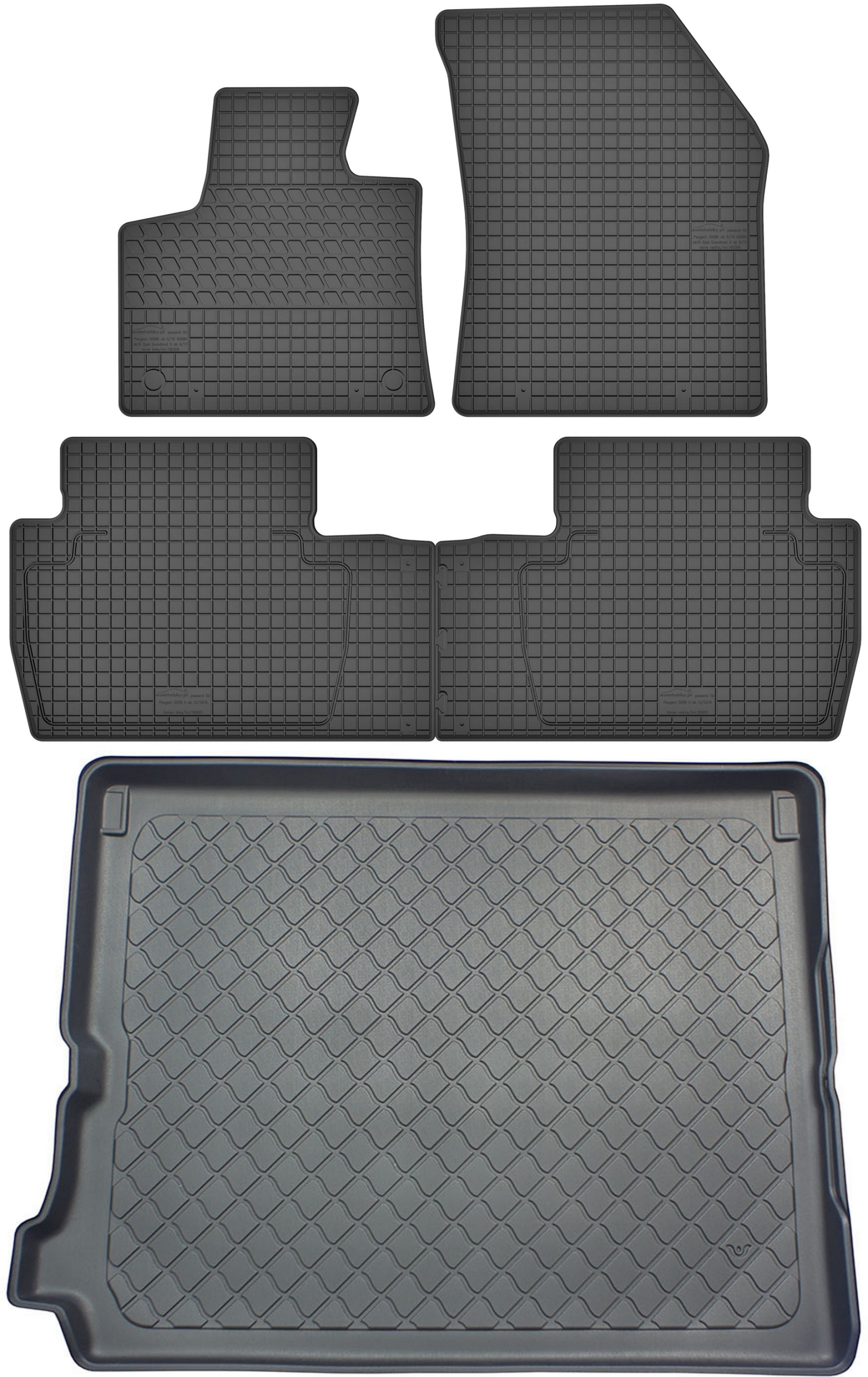 Peugeot 5008 II Suv 2017 Koberce s rohožou