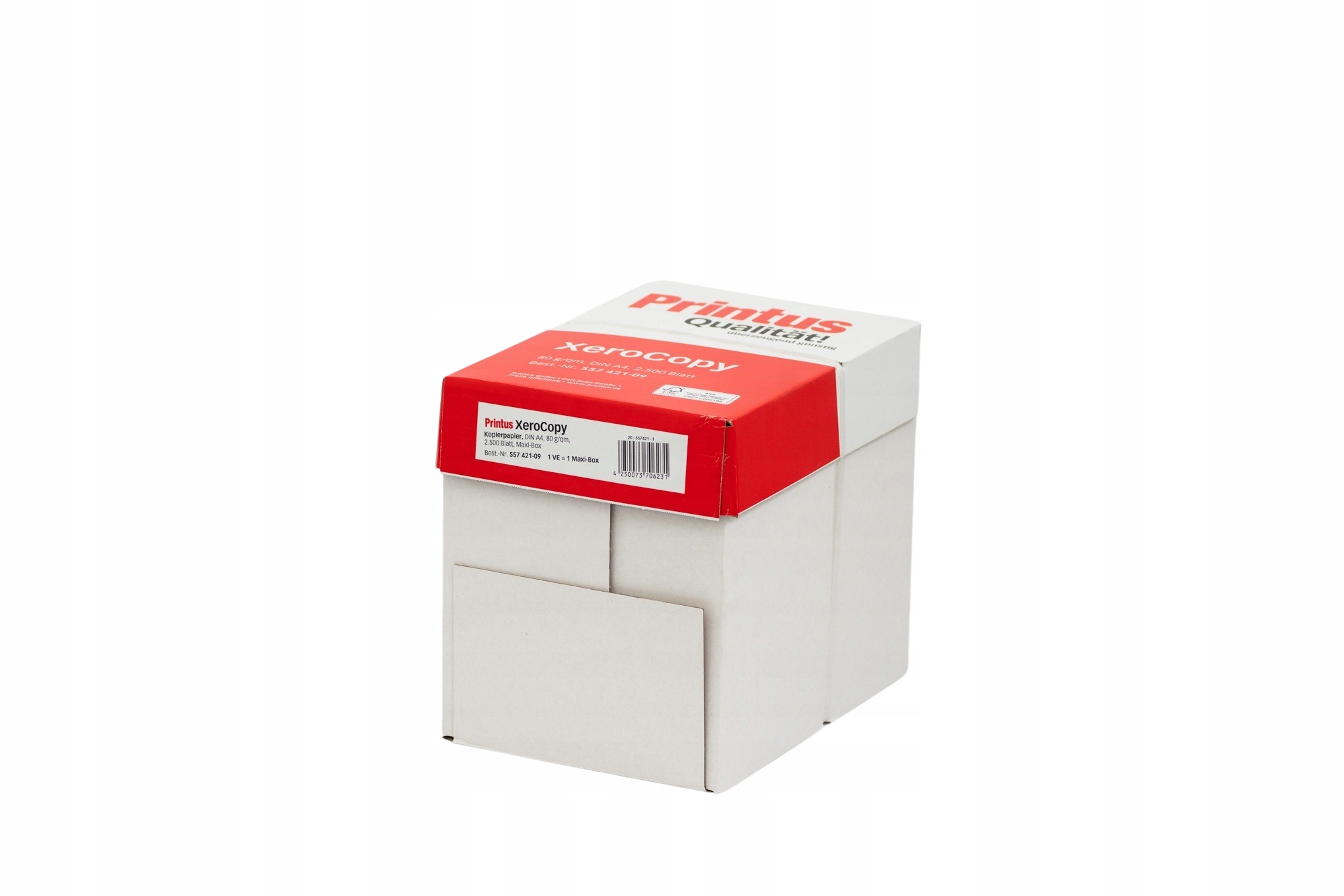 Papier ksero A4 nieryzowany XeroCopy, 80 g, szary, 2500 arkuszy EAN (GTIN) 5906617377151