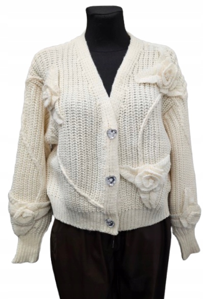 Svetr S 3D Květinovým Kardiganem Gd Golden Days PARI195 PLN-125 Pln