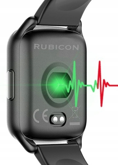 Чоловічий годинник SMARTWATCH RUBICON тиск SMS FB Матеріал корпусу пластик