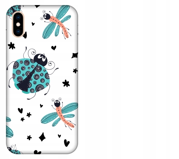 

Etui pokrowiec iPhone Xs Max Owady wazki zuki