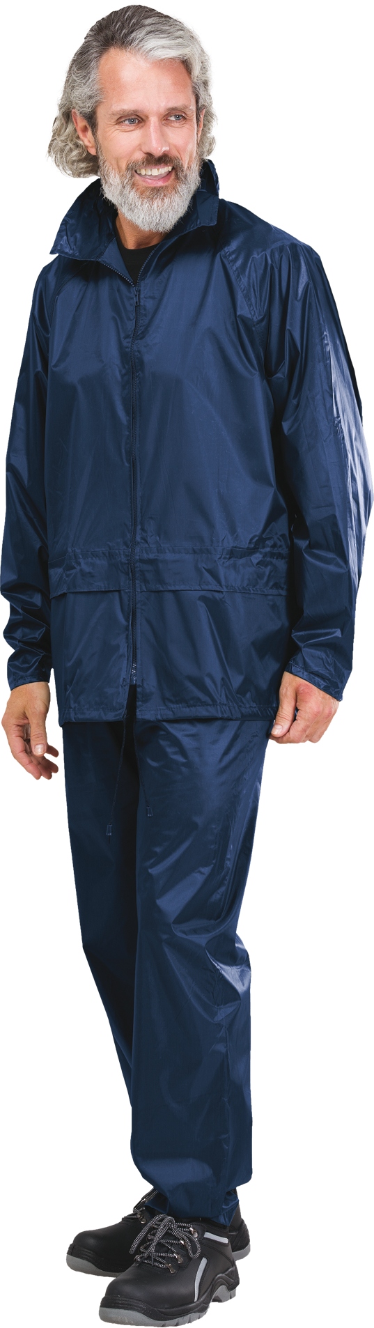 

Zestaw Przeciwdeszczowy Kurtka Spodnie Granatowe