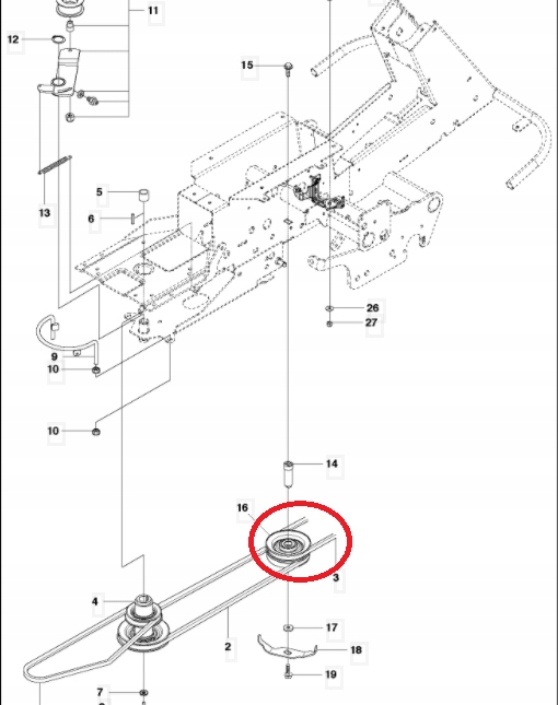 Pasek Napędowy Husqvarna Rider PF 21 AWD • Cena, Opinie Allegro