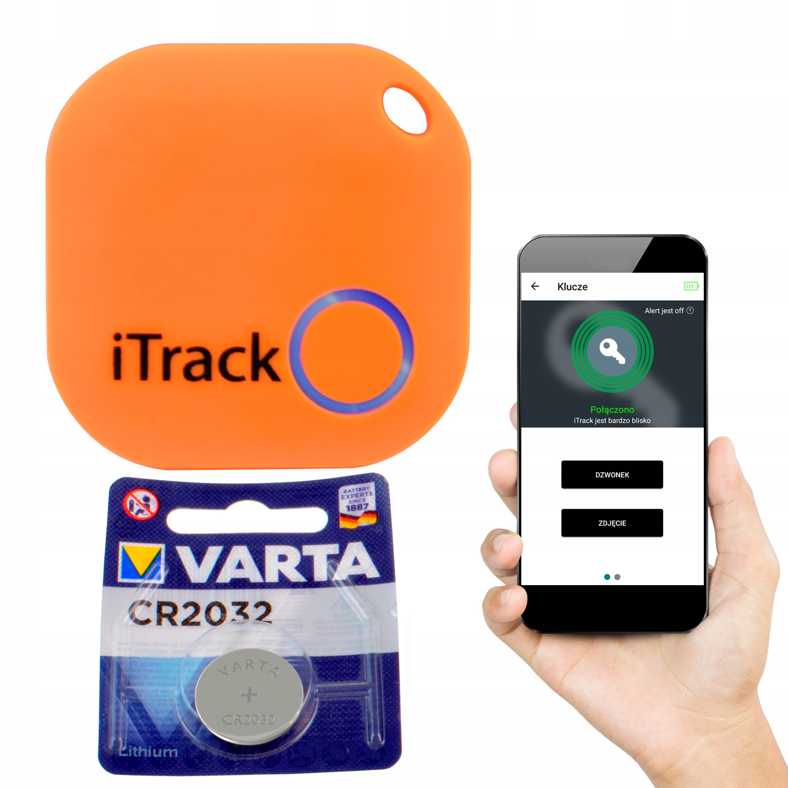 

Lokalizator kluczy portfela Bluetooth 4.0 brelok