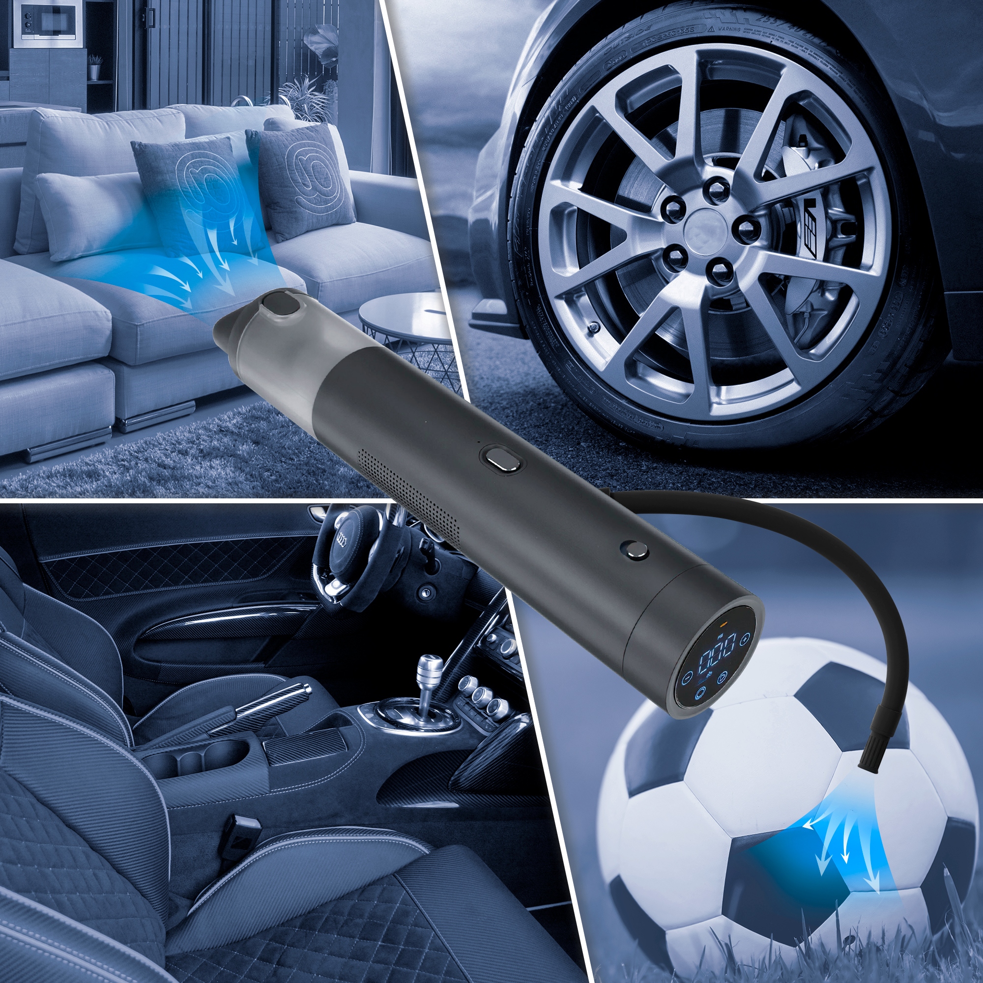 Kompresor Pompka + Odkurzacz 2w1 Extralink Kod producenta EXTRALINK VACUUM&COMPRESSOR