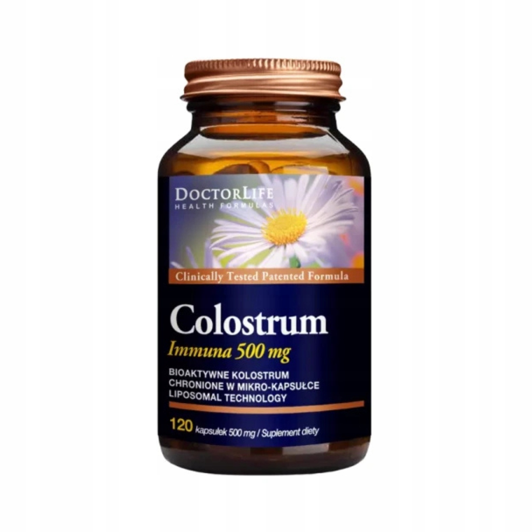 DOCTOR LIFE Colostrum immuna 500MG 120 kapsułek (5906874819425) • Cena ...