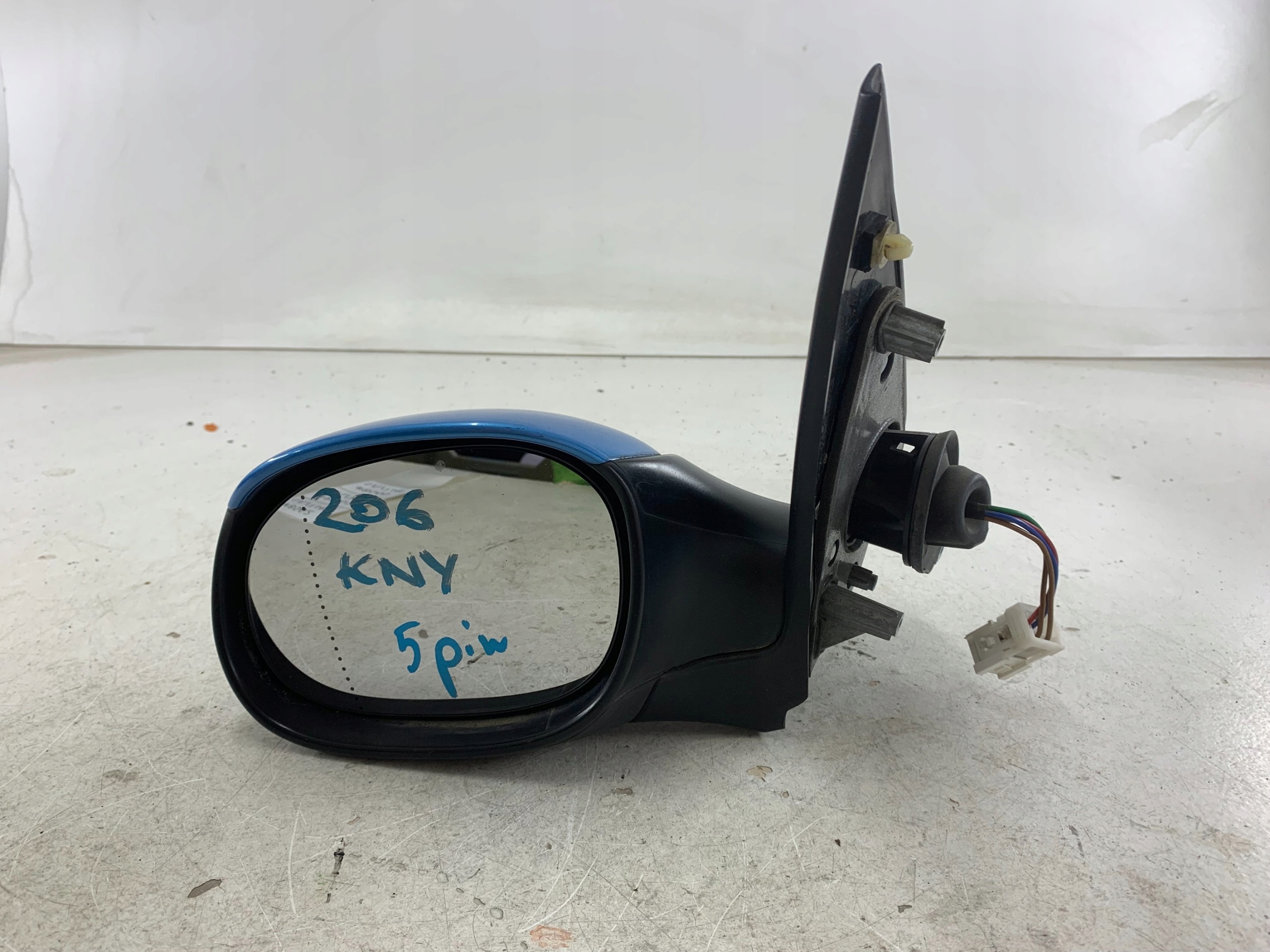 PEUGEOT 206 mirror right KNYC 5 PIN