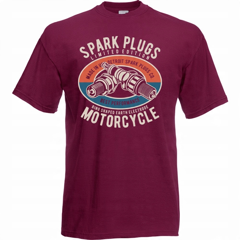 

Koszulka silnik motocykl motor speed M burgund
