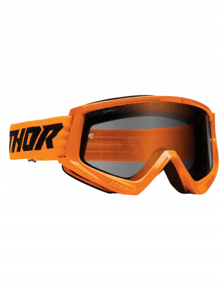 Gogle motocyklowe cross enduro Thor Combat Sand pomarańcz