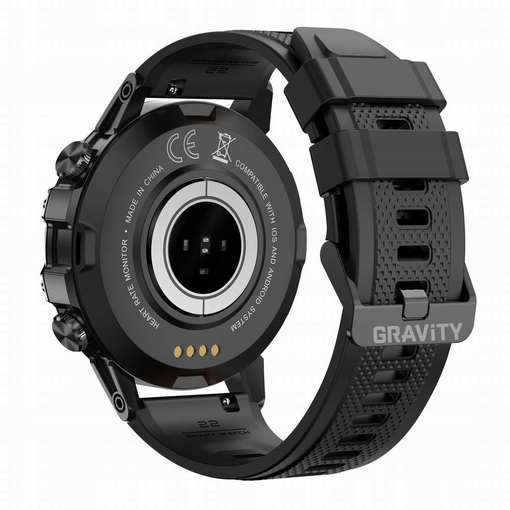 Smartwatch Gravity GT9-1 Materiał paska guma
