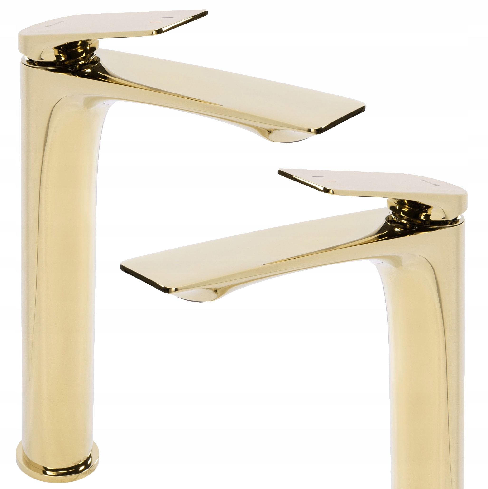 Zlatá stojanková umývadlová batéria Rea Avalon Stavaná na skrinku