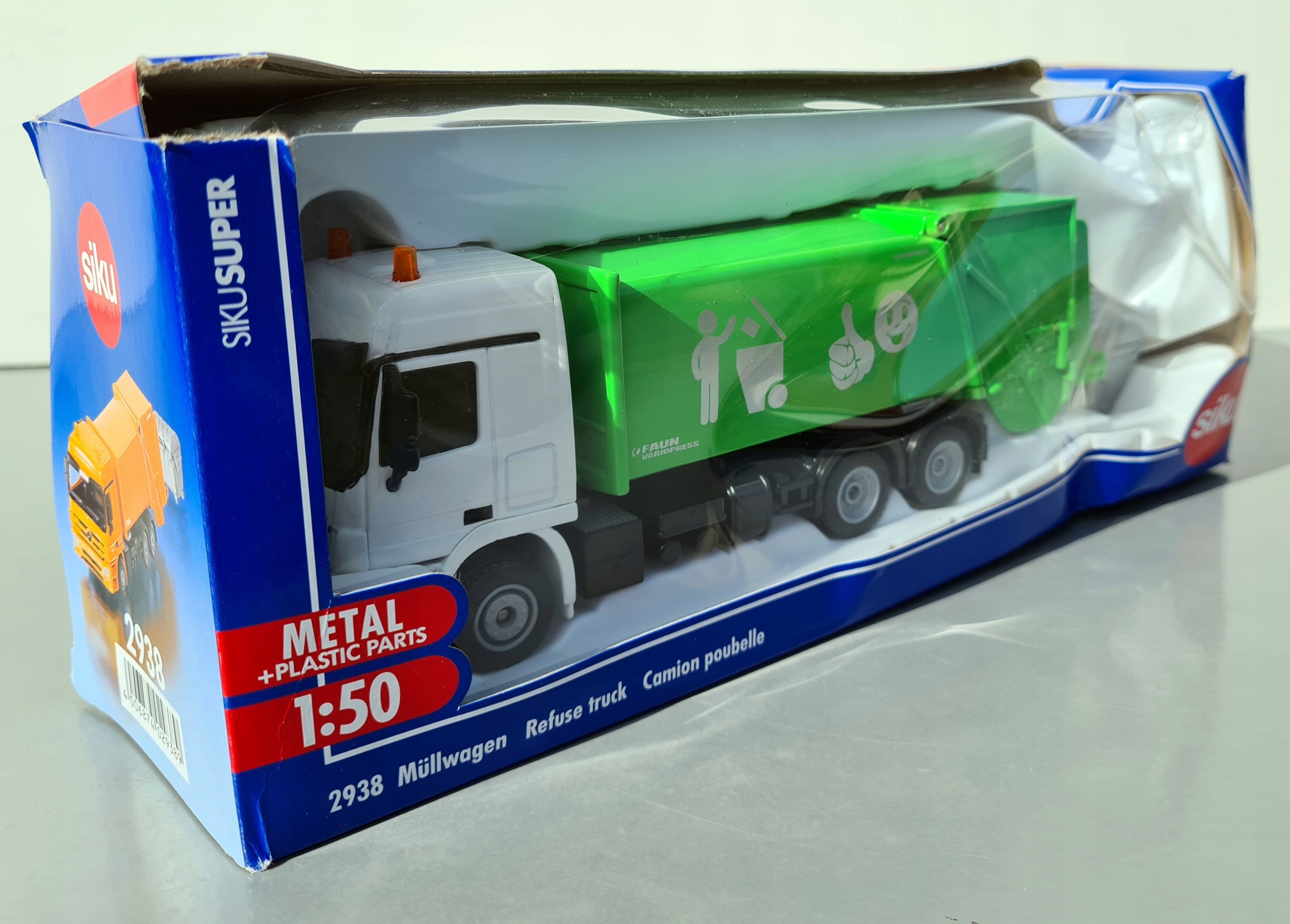 SIKU 2938 ŚMIECIARKA 1:50 POWYSTAWOWA Płeć chłopcy