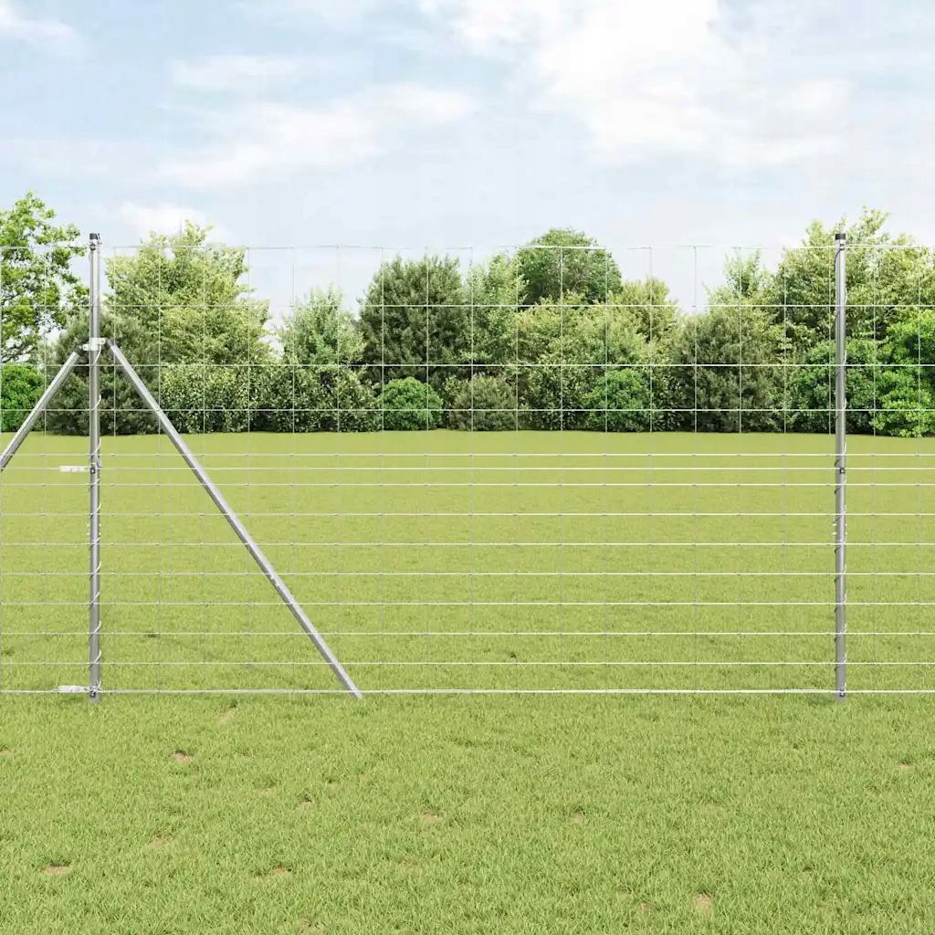 Pastevní plot Stříbrná 25 x 1.5 m Pozinkovaná ocel Stříbrná 3351352