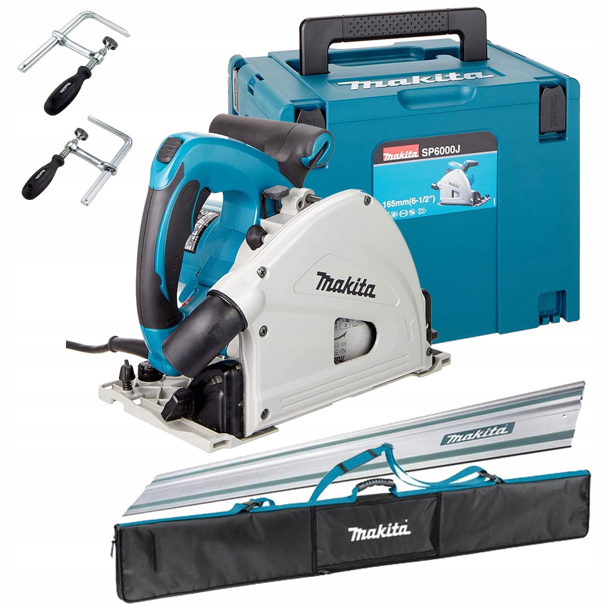 Makita SP6000J Záhlubníková Pila 165 mm Lišta SP6000J 199141-8 194385-5