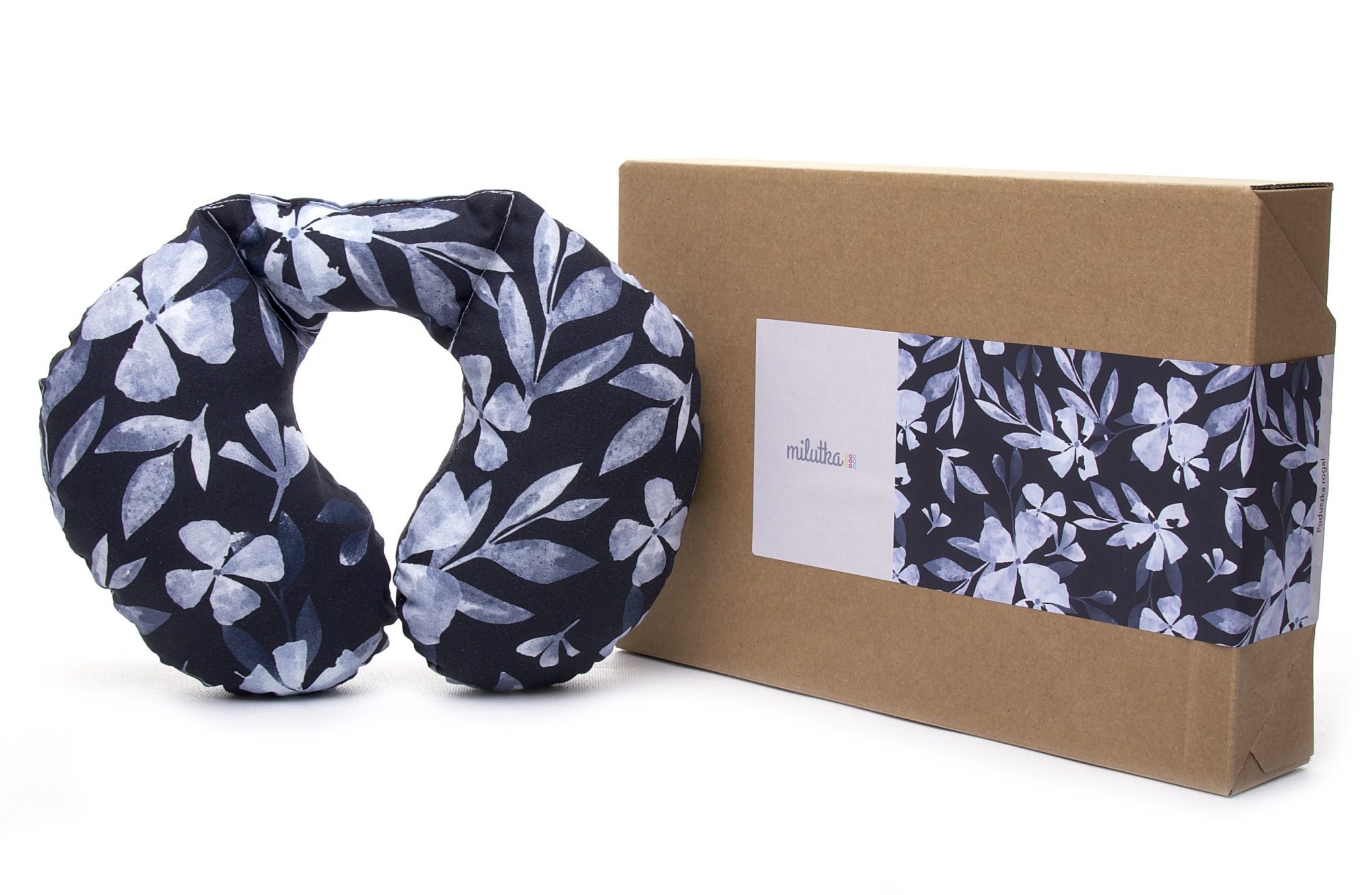 MILUTKA poduszka podróżna ROGAL ZAGŁÓWEK dziecięcy prezent do samochodu