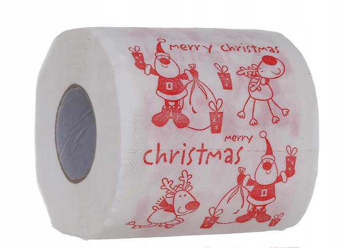 

Świąteczny papier toaletowy. I w Wc mamy Święta