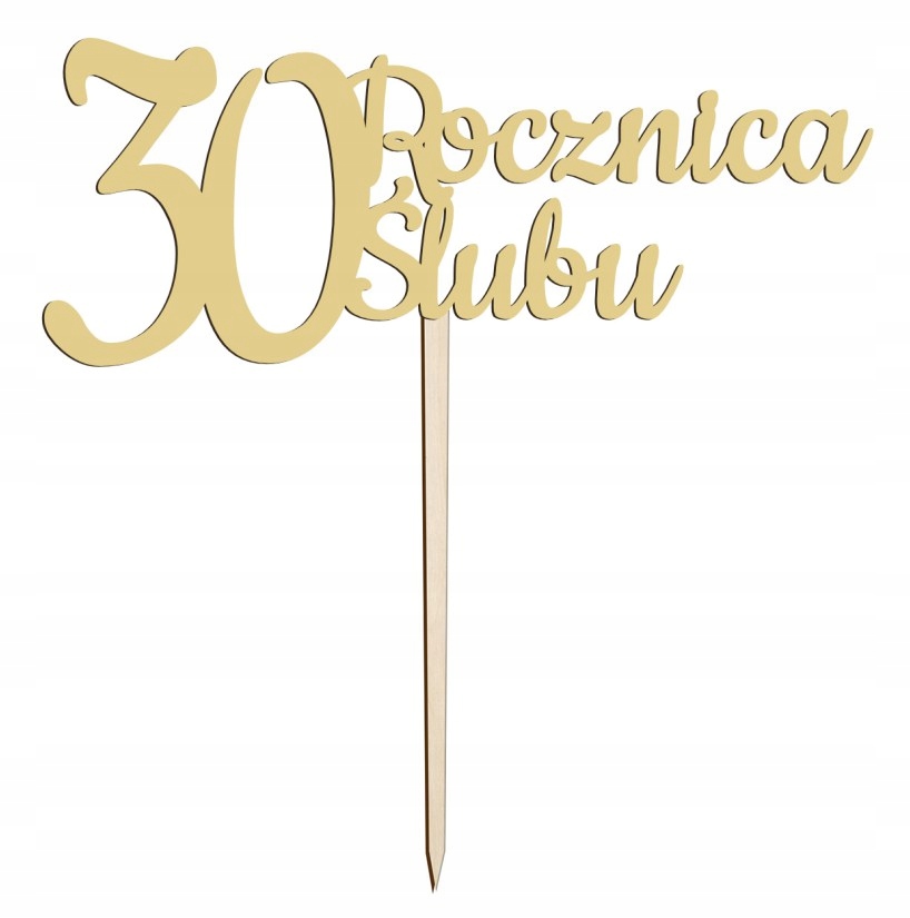 

Topper Trzydziesta Rocznica Ślubu Złoty