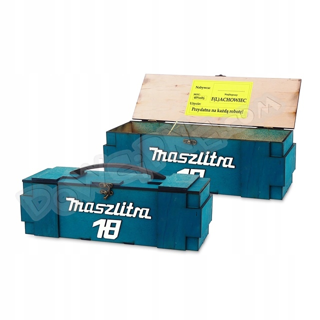 

Skrzynka na alkohol Maszlitra na 18 urodziny