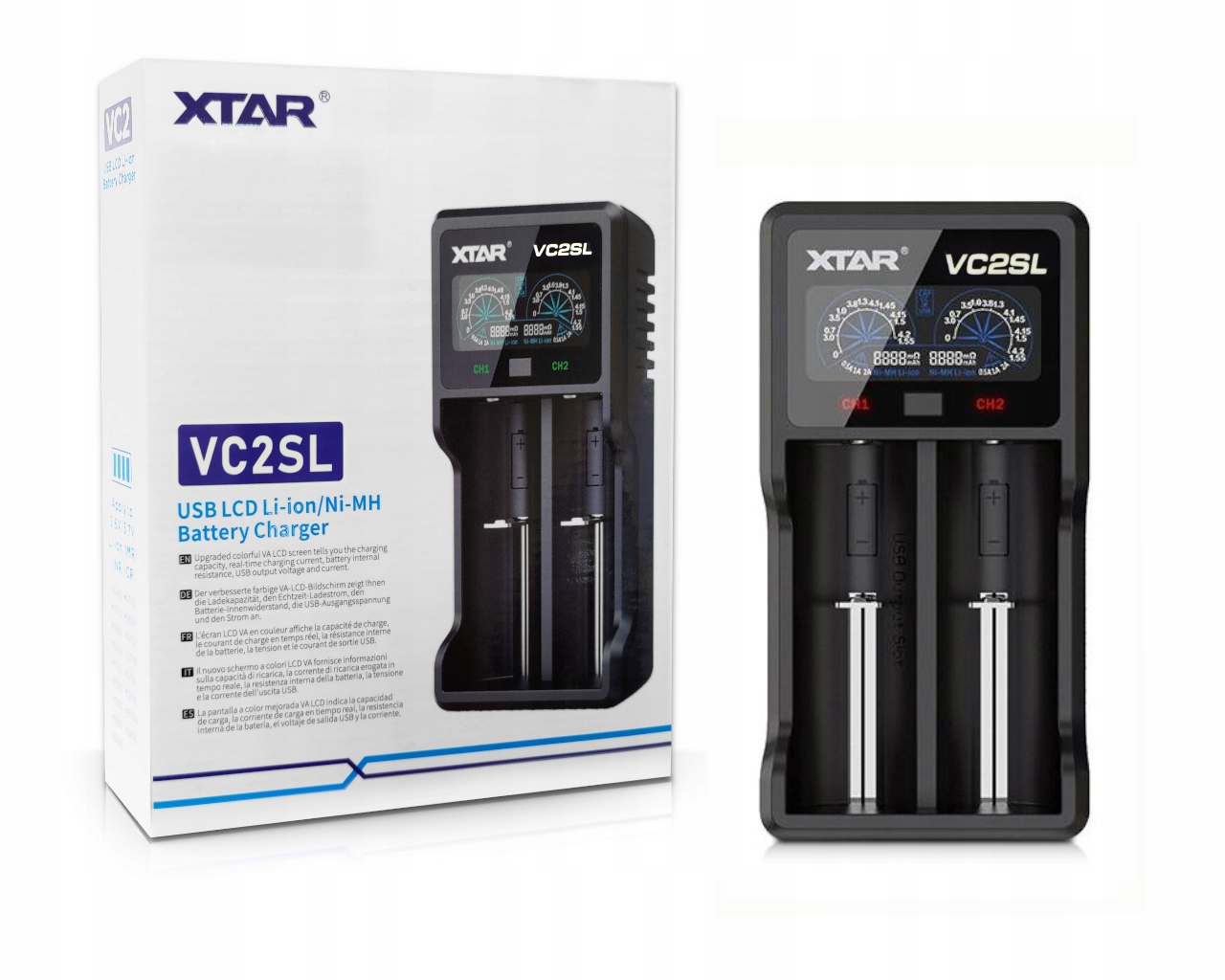 зарядний пристрій XTAR VC2SL