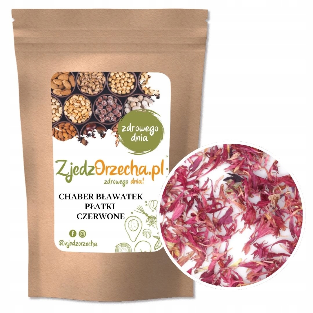 Levně Chrpa modrá červené vločky, V červených vločkách 5 kg Velkoobchod