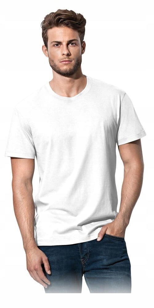 

T-shirt Koszulka Męska Biała150g roz. M
