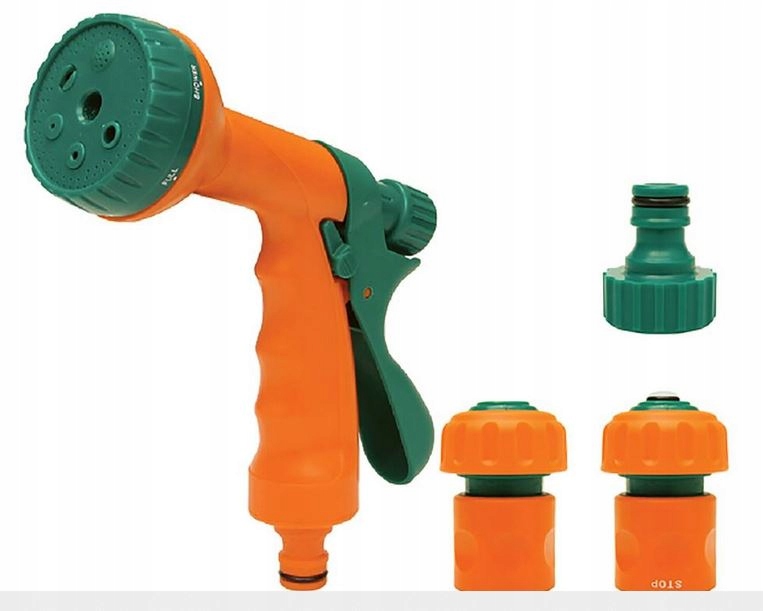 

Flo zestaw pistolet zraszający+złączki 4-cz. 0356