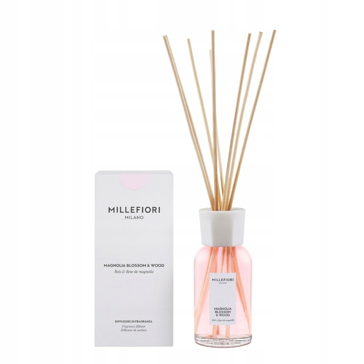 Difuzér vonné tyčinky Millefiori Magnolie Blossom & Wood 77DDMW 250 ml