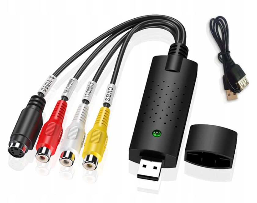 VIDEO GRABBER VHS USB EasyCap захват разорвал с картриджей на ПК AV камеры
