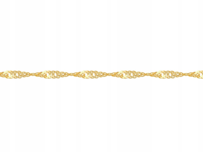 

14k Złoty łańcuszek ankier anker 45cm kobiecy hit