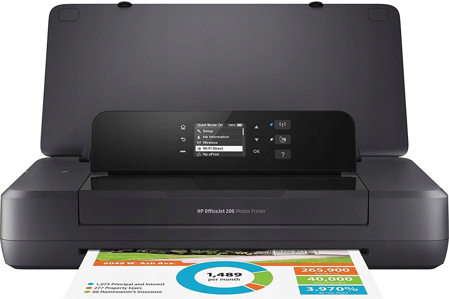 Jednofunkčná atramentová (farebná) tlačiareň Hp OfficeJet 200 Mobile