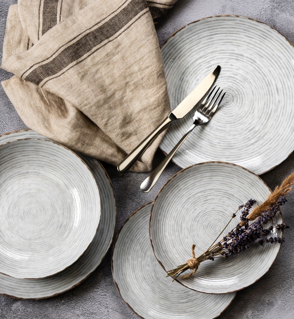 LUBIANA BOSS KERAJET SERWIS 12/36 OBIAD 101|9015 Kolor odcienie szarości i srebra